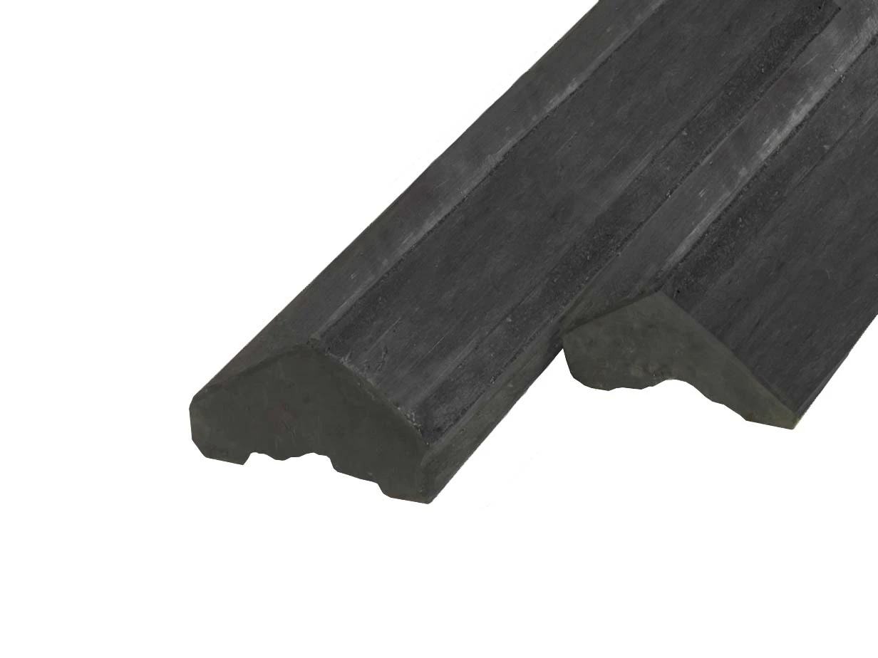 Betonnen Afdekkap met Motief 4.5 x 8.0 cm (45 x 80 mm) Antraciet Ongecoat - Lengte 180 cm - Afbeelding 4